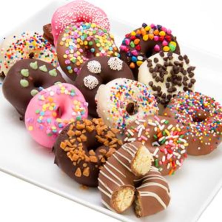 Dylan's Candy Bar Belgian Chocolate Dipped Mini Donuts