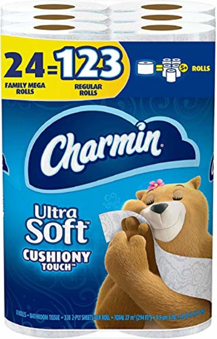 Charmin Ultra Soft Cushiony Touch Toilet Paper