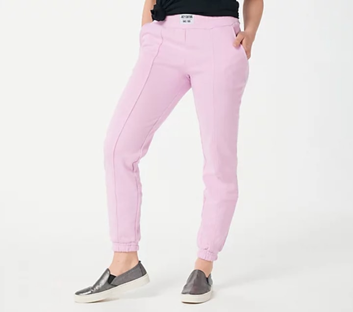 Juicy Couture 100% Cotton French Terry Jogger Pants