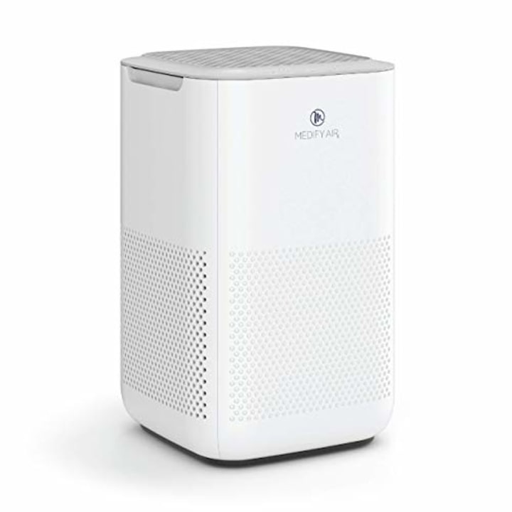 Medify MA-15 Air Purifier with H13 True HEPA Filter | 330 sq ft Coverage | for Smoke, Smokers, Dust, Odors, Pollen, Pet Dander | Quiet 99.9% Removal to 0.1 Microns | White, 1-Pack