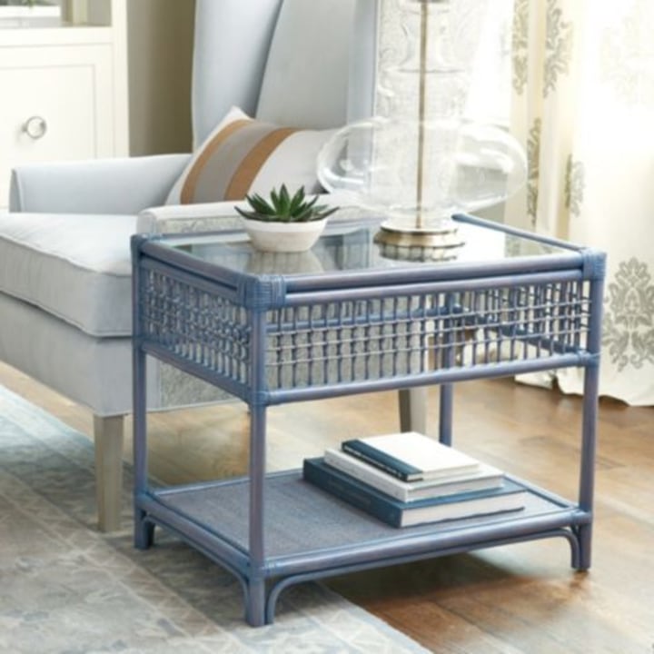 Beverly Rattan Side Table
