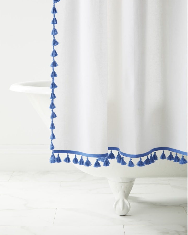 French Tassel Shower Curtain