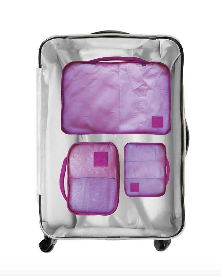 Bon Voyage 4-Piece Luggage Organizer Cube Set