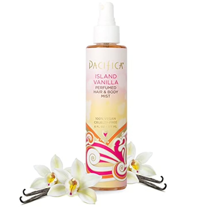 Pacifica Beauty Island Vanilla Perfumed Hair &amp; Body Mist, Island Vanilla, 6 Fl Oz (1 Count)