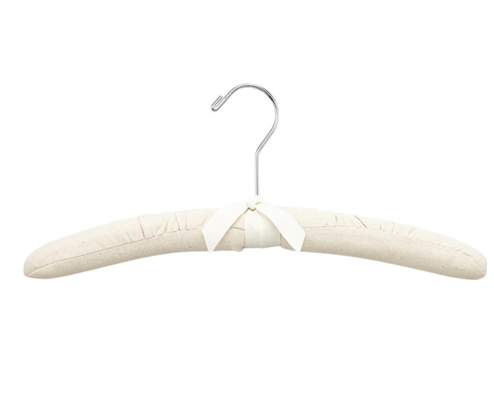 The Container Store Natural Padded Hanger
