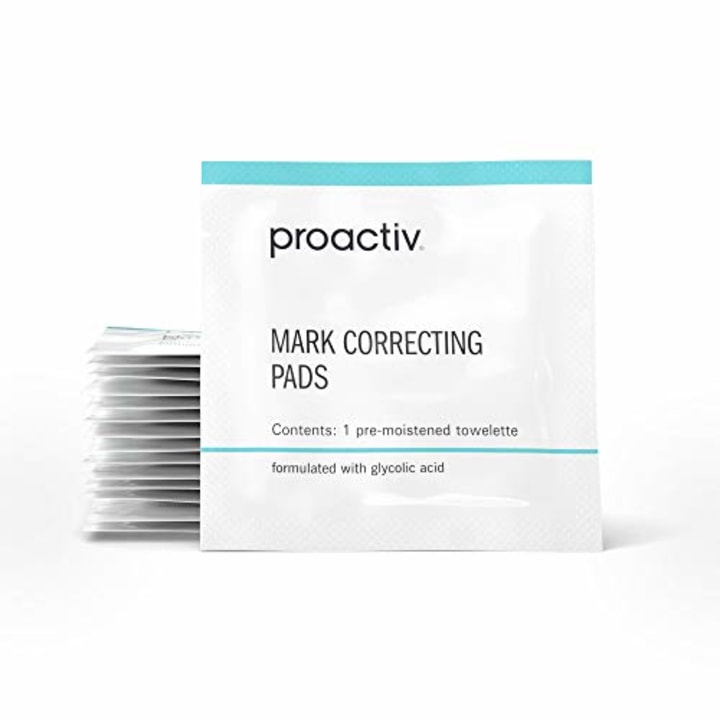 Proactiv Mark Correcting Glycolic Acid Pads - Exfoliating Face Pads With Salicylic Acid Toner For Sensitive Skin, Oily Skin, Acne Blemishes And Marks - With Green Tea Extract and Witch Hazel, 15 ct