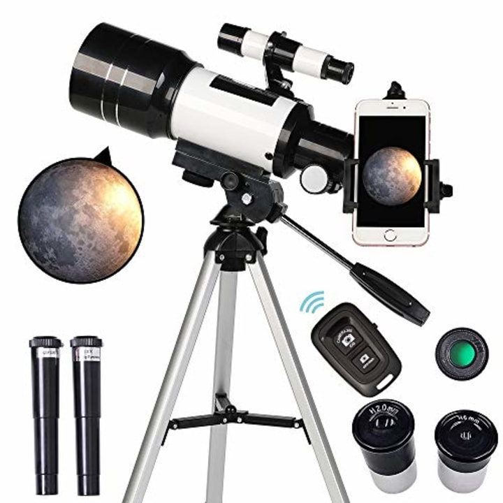 Astronomy Telescope for Kids Adults Beginners Telescope for Adults Astronomy Professional Astronomical Refracting Telescope Travel Telescope Gifts Lunar Refractor Telescope for Astronomy 