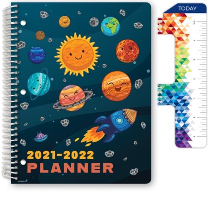 2021-2022 Elementary Student Planner - Block Style - 8.5&quot;X11&quot; - Space Cover