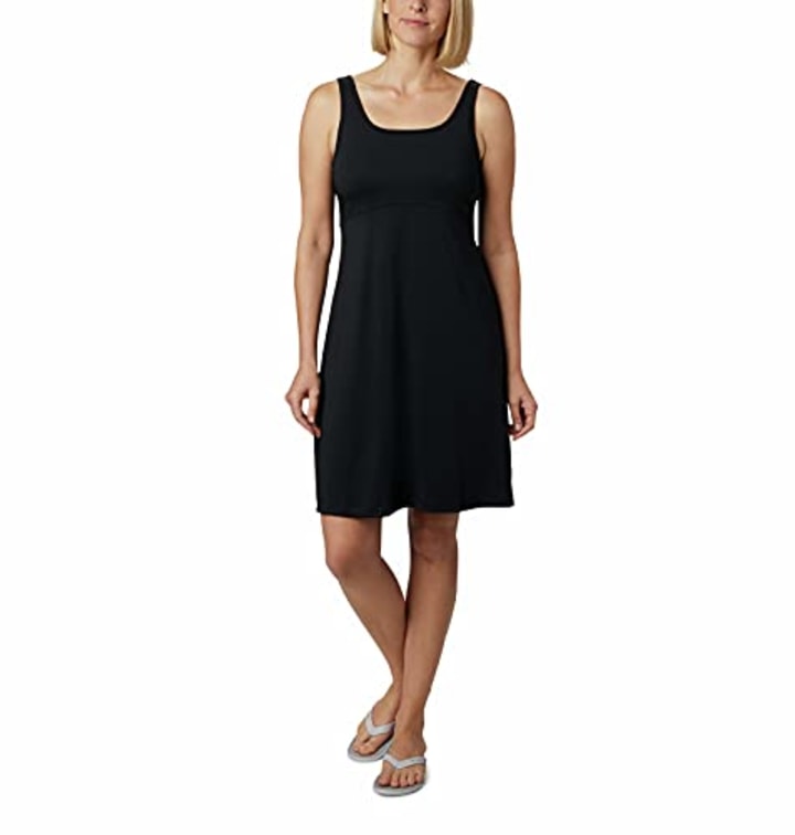 Columbia Women&#039;s Freezer III Dress, UV Sun Protection, Moisture Wicking Fabric, BLACK XS