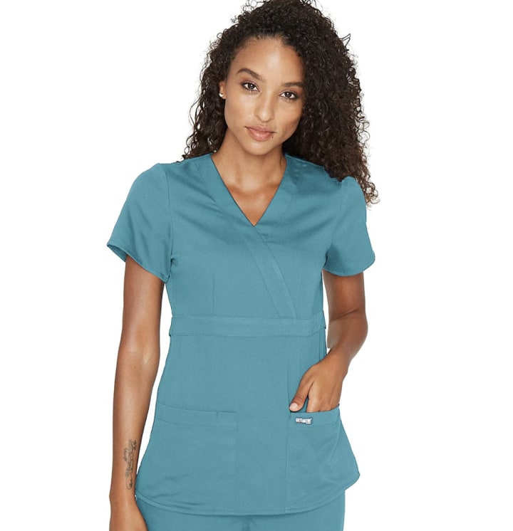 Medical Nursing NATURAL UNIFORMS Warm Up Top Scrubs and Trousers for Doctors 