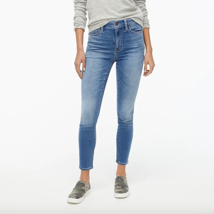 J.Crew Factory 10" Highest-Rise Skinny Jeggings in Signature Stretch+