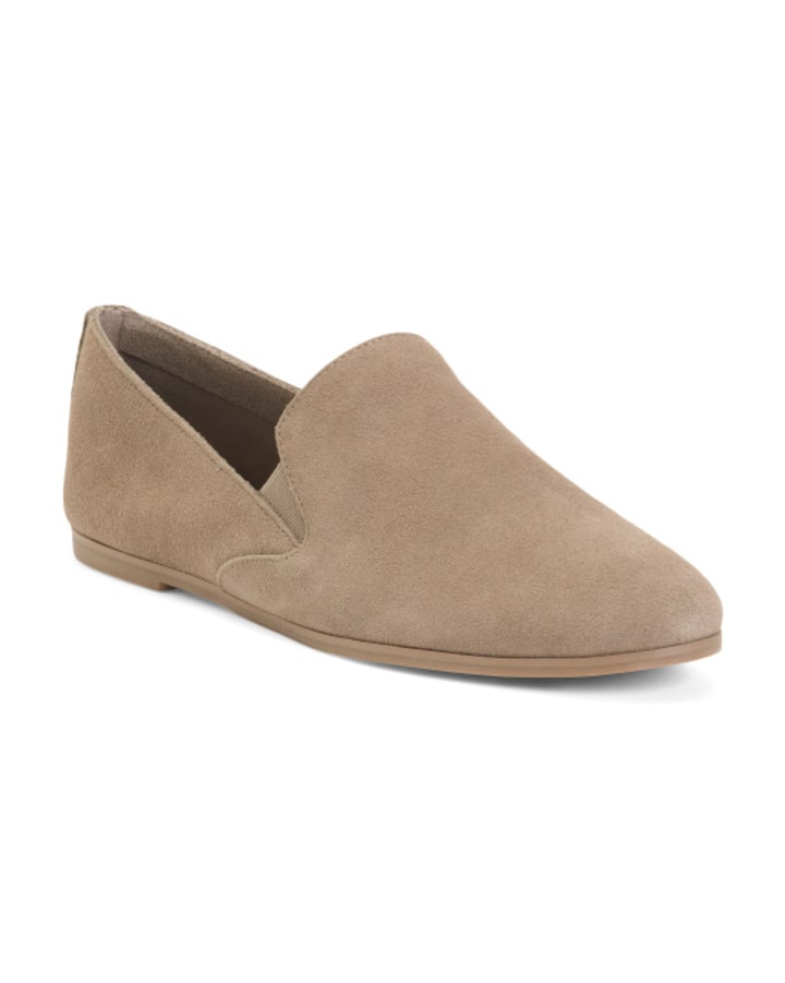 Lucky Brand Suede Casual Slip-On Loafers