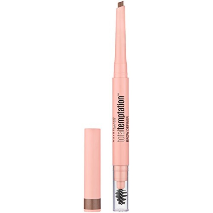Maybelline New York Total Temptation Eyebrow Definer Pencil, 305 SOFT BROWN, Exclusive, 1 Count