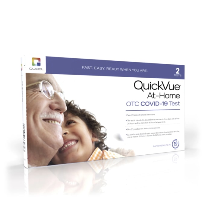 Quidel QuickVue At-Home COVID-19 Antigen Test Kit