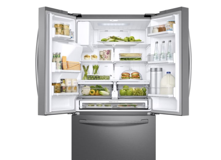 Samsung French Door Counter-Depth Fingerprint Resistant Refrigerator with CoolSelect Pantry