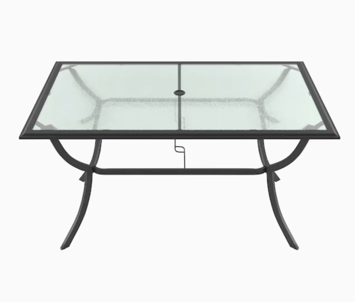 Glenn Hill Rectangle Outdoor Dining Table