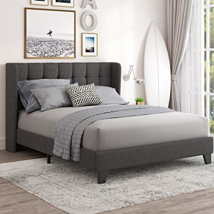 16 Best Bed Frames Starting At 99 This, Queen Bed Base Measurements