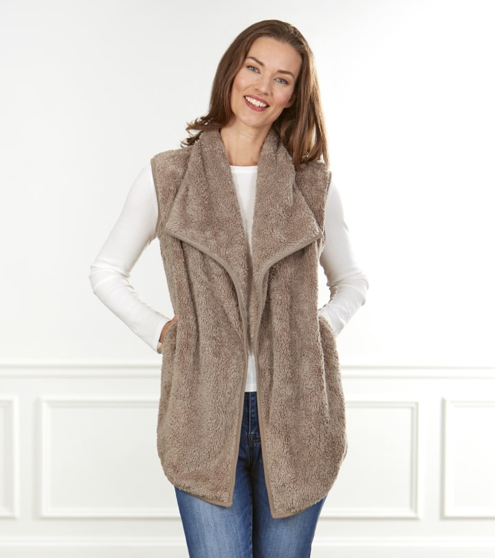 The Lakeside Collection Sherpa Vest