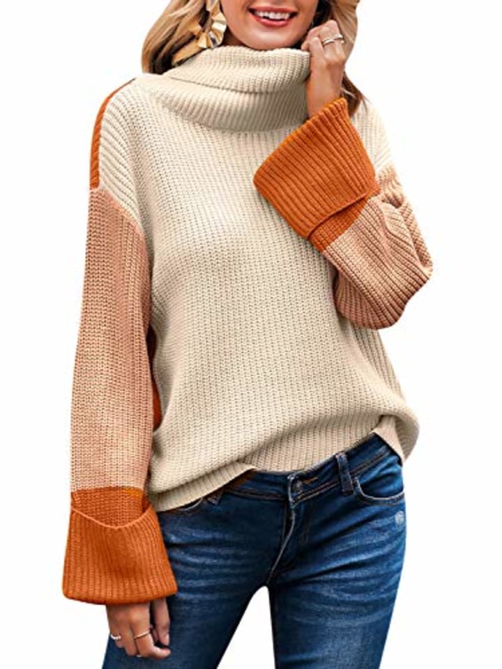 BerryGo Turtleneck Knit Sweater