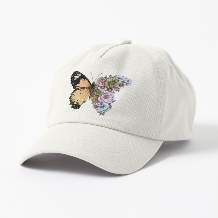 Butterfly in Bloom II Cap