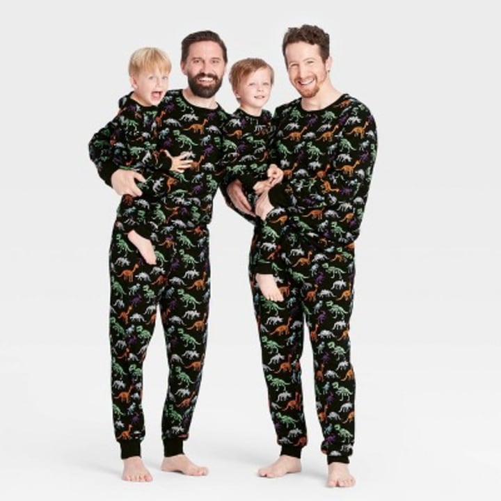 Target Halloween Dino Skeleton Print Matching Family Pajamas