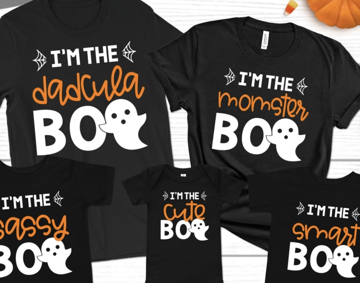 MomLifeWithStyle Matching Family Halloween Shirts