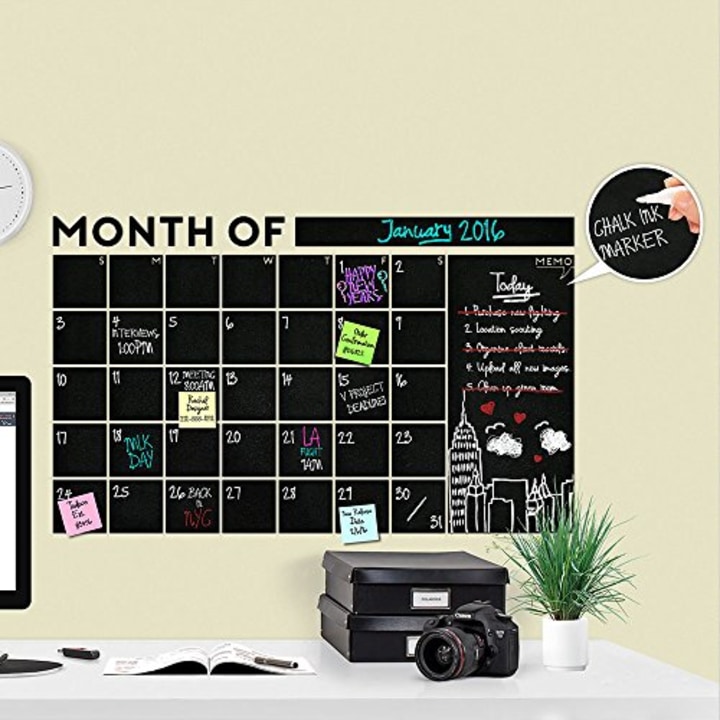 Todeco Chalkboard Calendar Decal