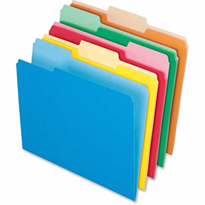 Pendaflex Two-Tone Color File Folders