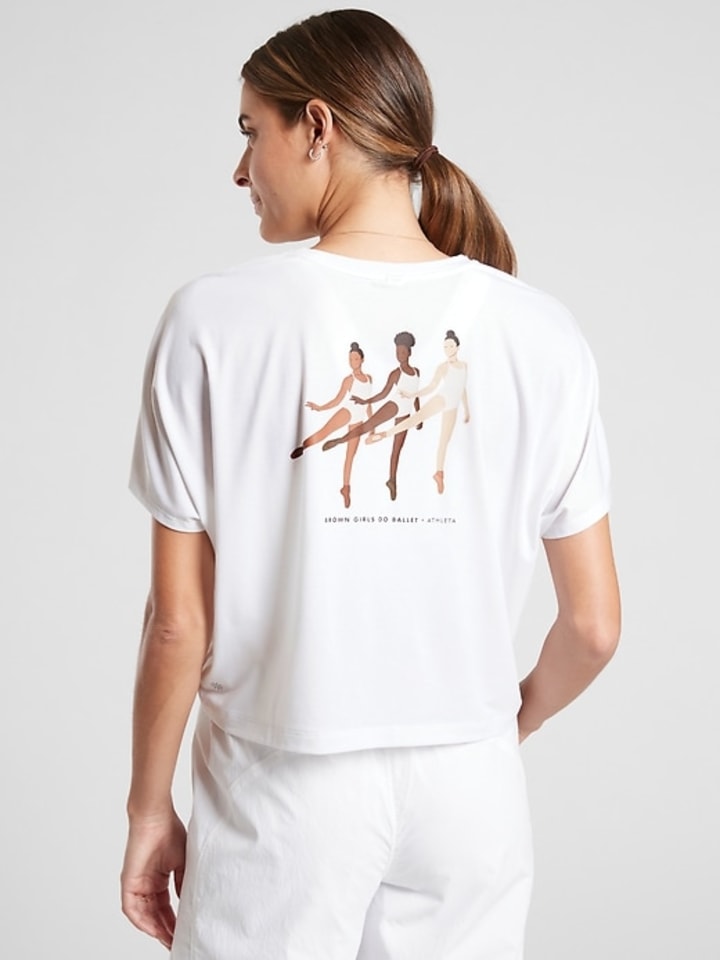 Athleta x Brown Girls Do Ballet Essence Graphic Tee
