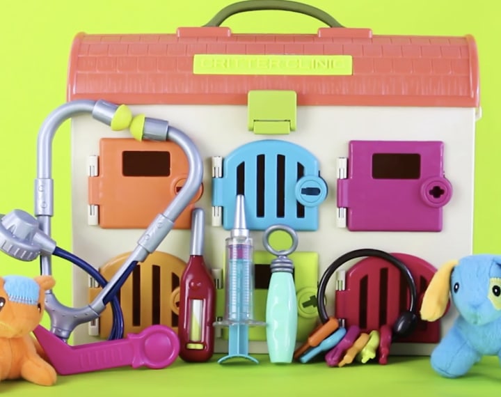 B. toys Toy Vet Kit for Kids Critter Clinic