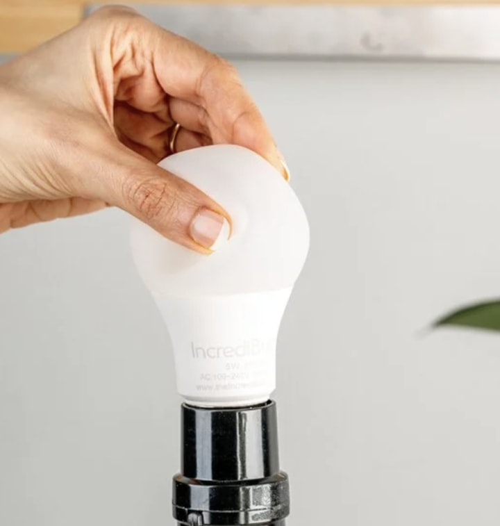 Shatterproof Flexible Light Bulb (Set of 2)