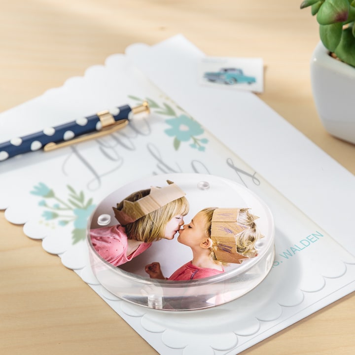 Snapfish Personalized Acrylic Photo Paperweight