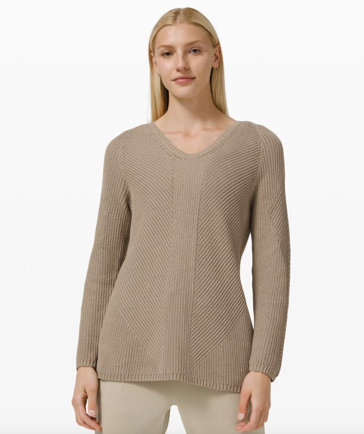 Lululemon Knit Blend Textured Pullover