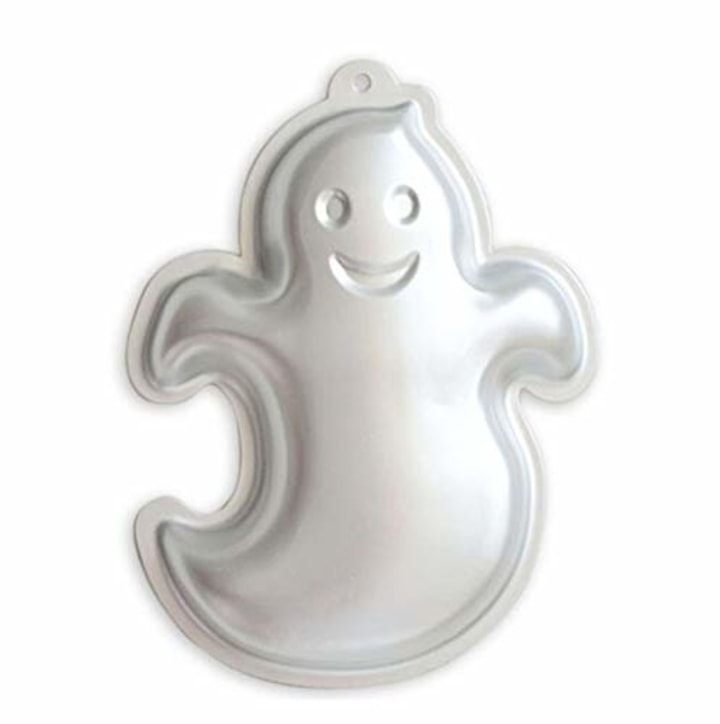 ZDYWY 10 Inch Ghost Shaped Aluminum 3D Baking Mould Cake Mold Tin Birthday Cake Pan for Halloween - Ghost
