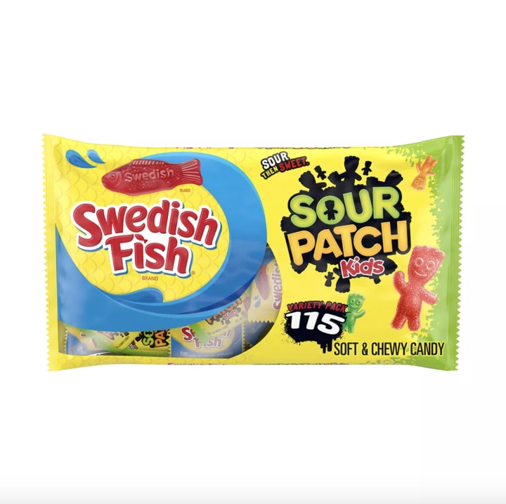 Sour Patch Kids Candy and Swedish Fish Candy Variety Pack