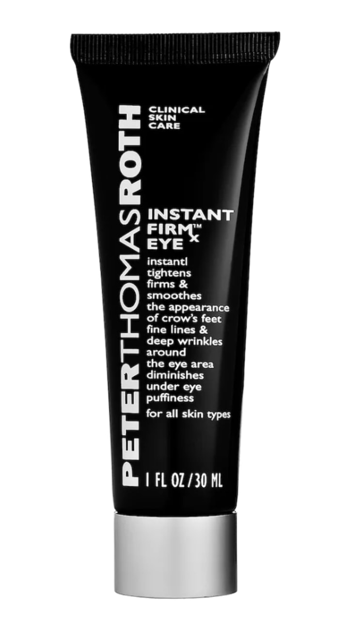 The Peter Thomas Roth FIRMx eye cream tightens my fine lines