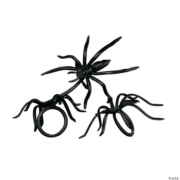 Oriental Trading Spider Rings