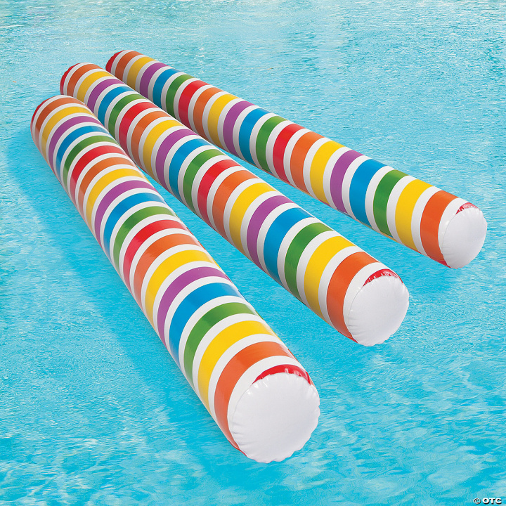 Oriental Trading Inflatable Pool Noodles (Set of 6)
