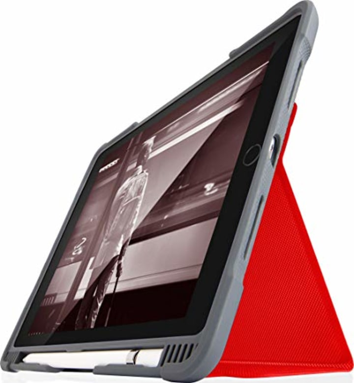 STM Dux Plus, rugged case for Apple iPad Air 3rd Gen/Pro 10.5 - Red (stm-222-165JV-29)