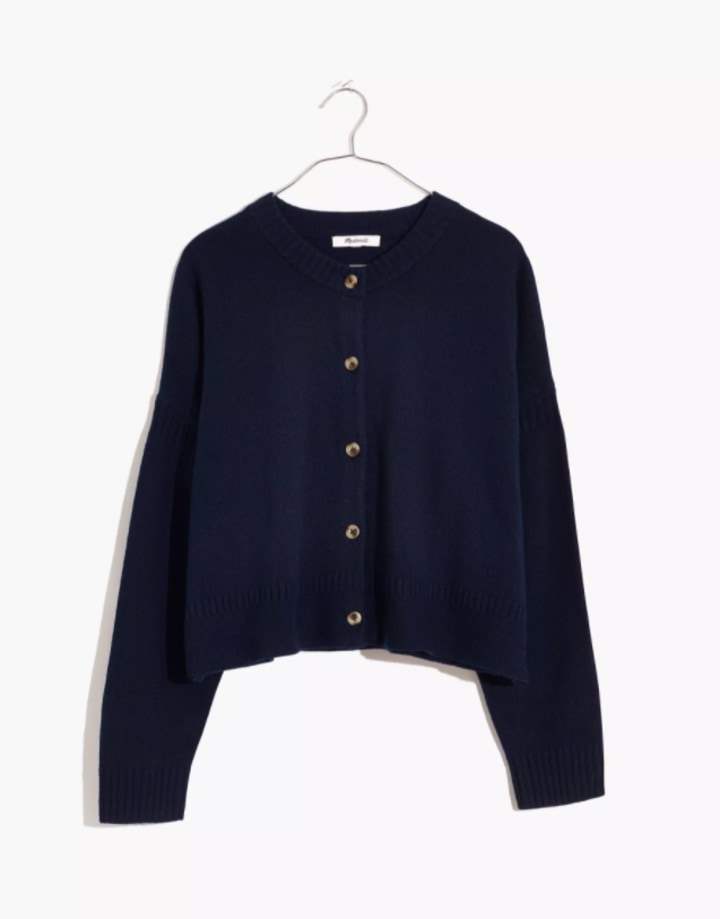 Madewell Clemence Cropped Cardigan