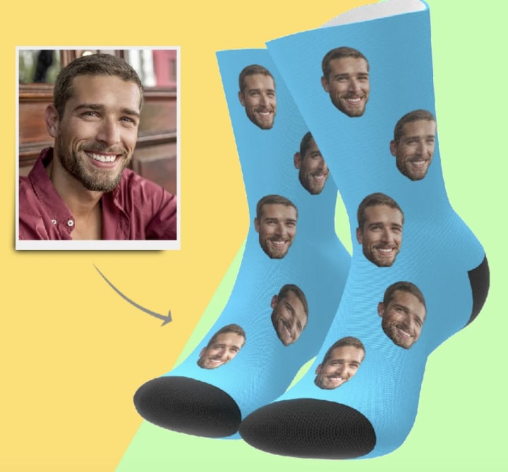 My Face Socks Custom Socks