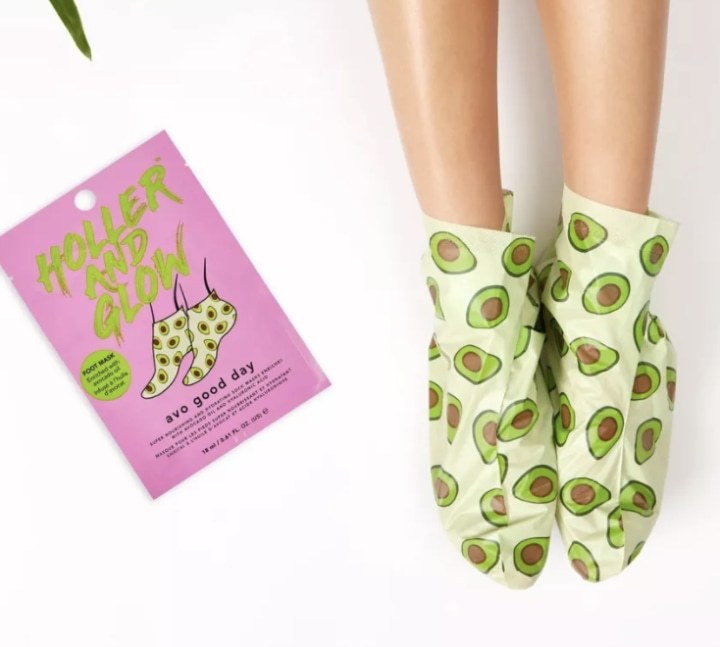 Holler and Glow Avo Good Day Foot Mask