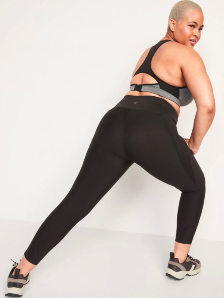 Details about   Black Leggings Women Fitness High Waist Yoga Shaper Slim Pants Shorts Shaperwear 