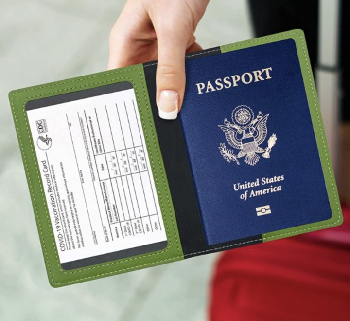 Aasma's Dream Passport Holder With Vaccine Card Holder