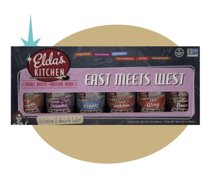 Elda’s Kitchen East Meets West Small Batch Artisan Made Cooking & Grilling Sauce