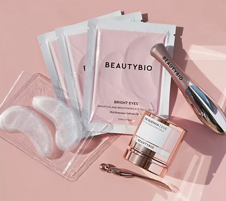 BeautyBio The Quench Eye, The Infuser Tool and Bright Eyes Gels