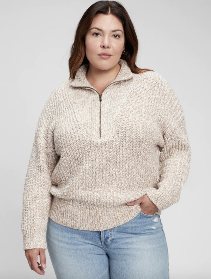 Gap Cozy Half-Zip Sweater
