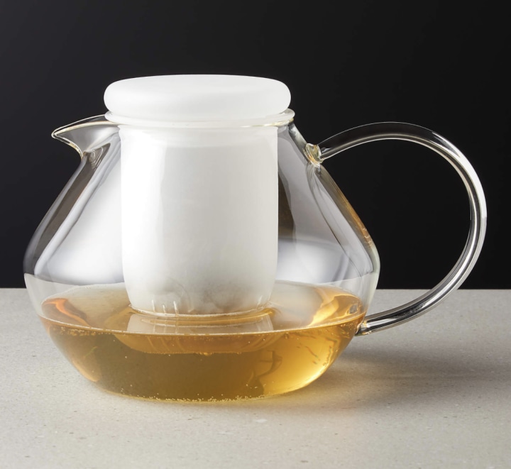 CB2 Estate Frosted Glass Teapot