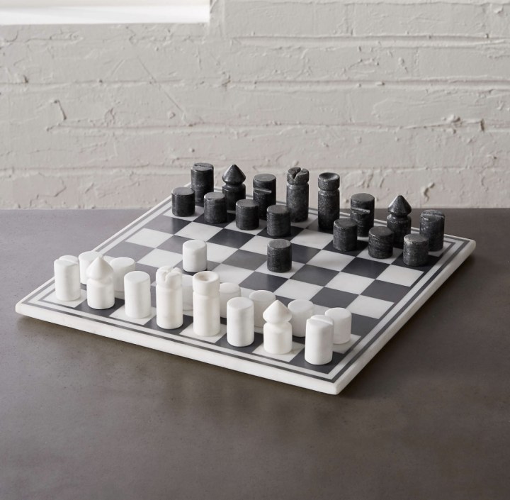 CB2 Marble Chess Board