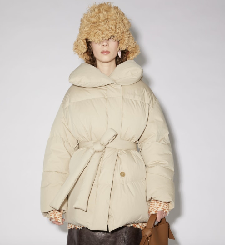 Acne Studios Belted Puffer Jacket